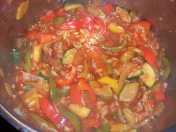 Griechisches Risotto - Rezept mit Bild