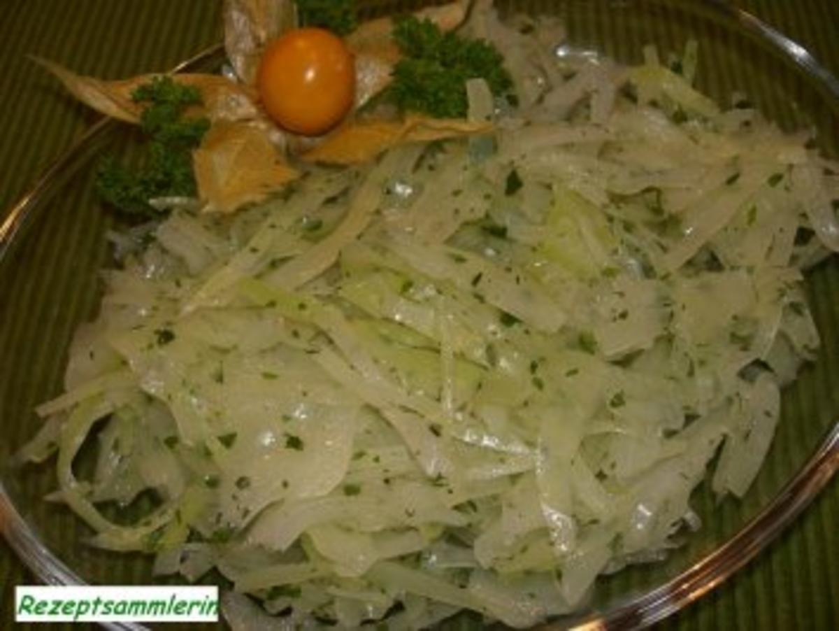 Salatbar:   WEIßKOHLSALAT - Rezept