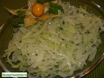 Salatbar:   WEIßKOHLSALAT - Rezept