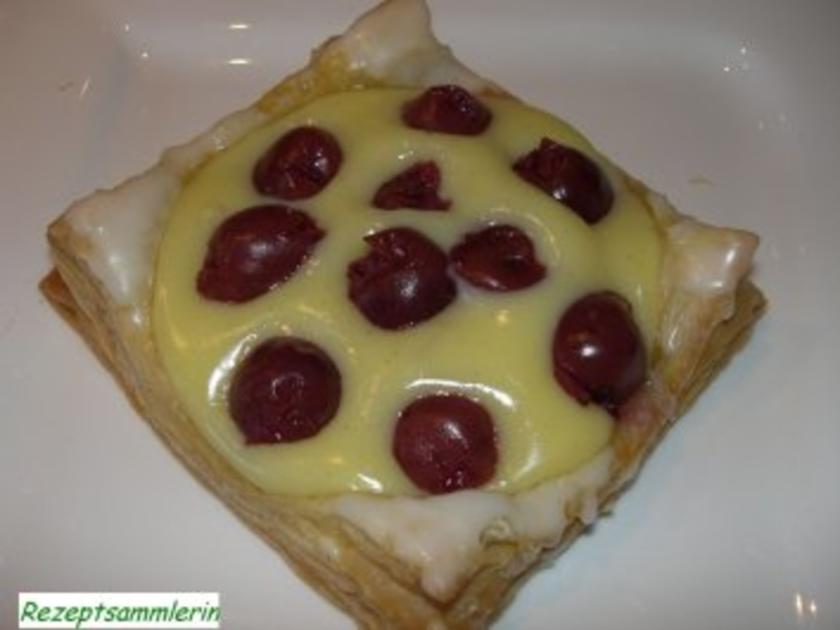 Blätterteig: PUDDINGTEILCHEN - einfach - von Rezeptsammlerin