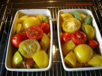 Lachs trifft Tomate im Ofen - Rezept - Bild Nr. 4