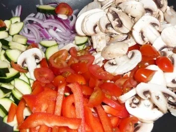 Rezept: Leber auf Gemüsebett Bild Nr. 5 Leber auf Gemüsebett - Rezept - Bild Nr. 5