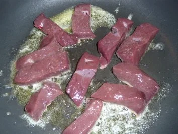 Rezept: Leber auf Gemüsebett Bild Nr. 4 Leber auf Gemüsebett - Rezept - Bild Nr. 4