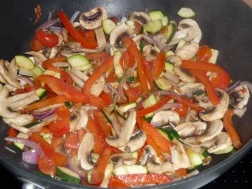 Rezept: Leber auf Gemüsebett Bild Nr. 3 Leber auf Gemüsebett - Rezept - Bild Nr. 3