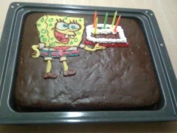 Kuchen:Spongebob Kuchen - Rezept - Bild Nr. 4