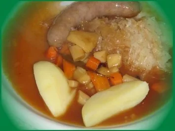 Schlesische Wurst in Biersoße - Rezept - Bild Nr. 3