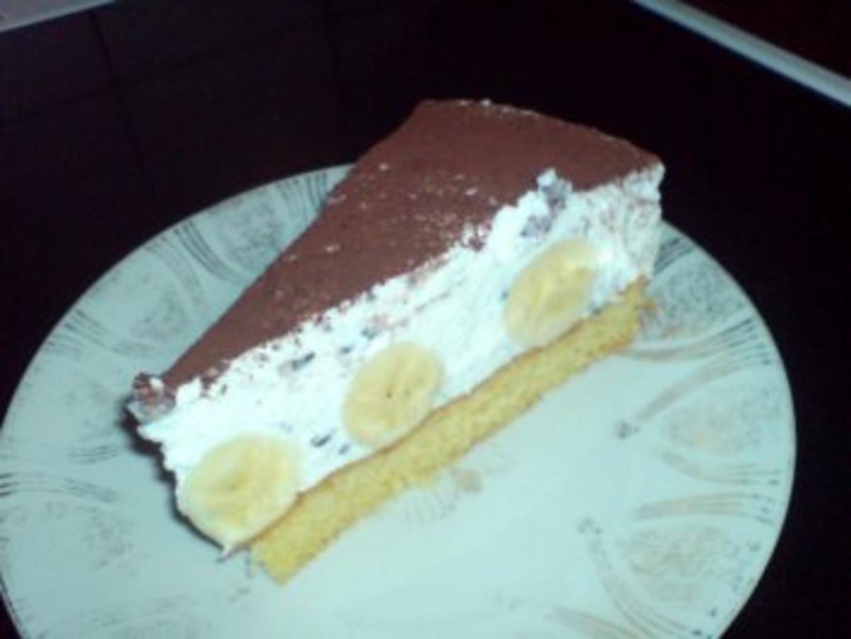 Bananen-Stracciatella-Torte - Rezept - Bild Nr. 2