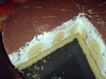 Bananen-Stracciatella-Torte - Rezept - Bild Nr. 5
