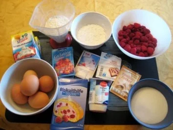 Rezept: Himbeer- Sahne - Torte Himbeer- Sahne - Torte - Rezept