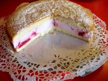 Rezept: Himbeer- Sahne - Torte Bild Nr. 12 Himbeer- Sahne - Torte - Rezept - Bild Nr. 12