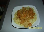 Lachswürfel in Dillsahne - Rezept