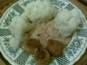 Pikanter Polentagriesbrei mit Blumenkohl und Falafel - Rezept