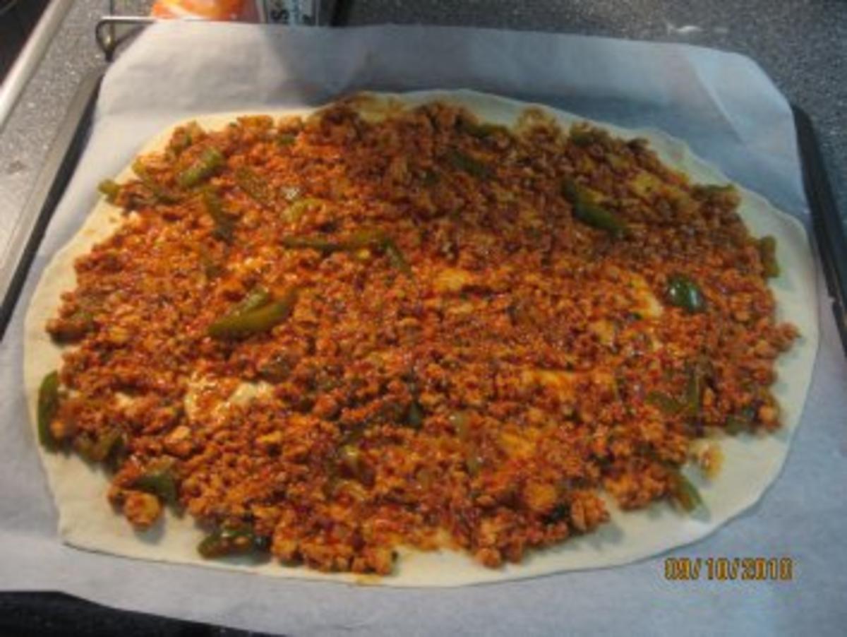 Türkische Pizza Vegetarisch, Vegan - Rezept - Bild Nr. 15