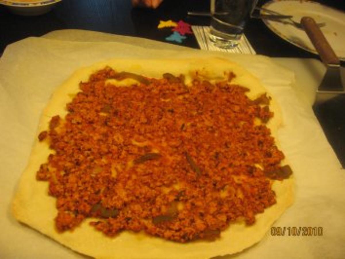 Türkische Pizza Vegetarisch, Vegan - Rezept