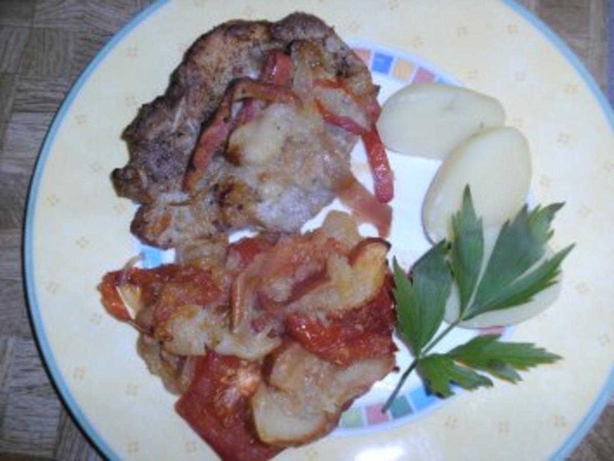 Apfelkotelett - Rezept