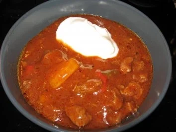 Gulaschsuppe "Ungarische Art" - Rezept