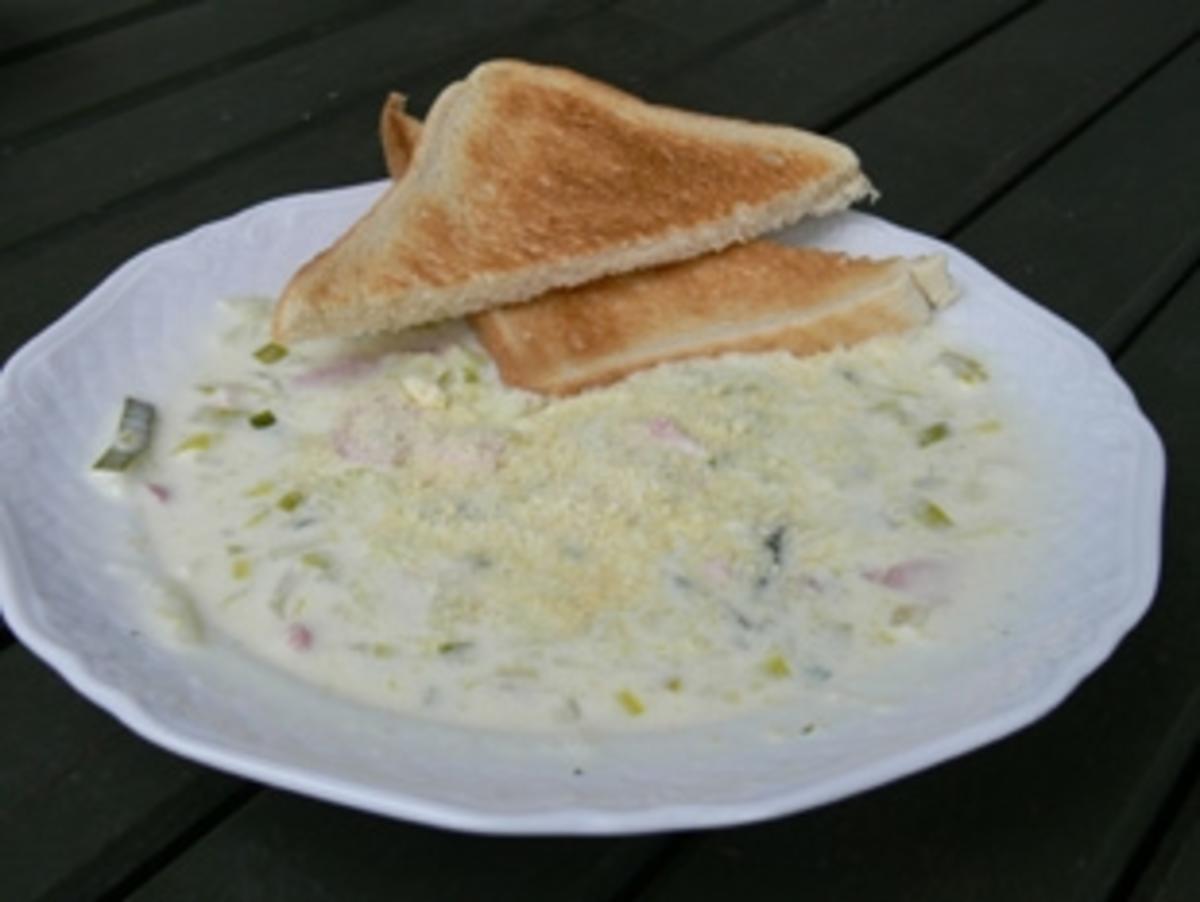 Bilder für Käse-Lauch-Suppe - Rezept