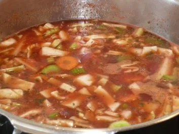 Suppe: Minestra  (reichhaltige Gemüsesuppe) - Rezept - Bild Nr. 2