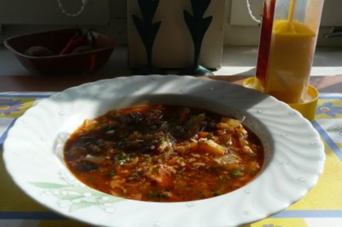 Suppe: Minestra  (reichhaltige Gemüsesuppe) - Rezept - Bild Nr. 4