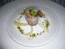 Geminzte Mousse au chocolat mit Vanille-Birnenspalten - Rezept