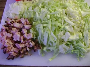 Rezept: Krautfleckerl Bild Nr. 2 Krautfleckerl - Rezept - Bild Nr. 2