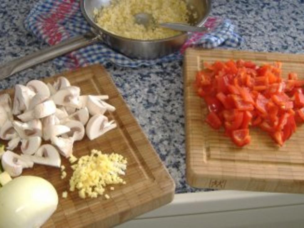 Bulgur Pfanne mit Hühnchen und Gemüse - einfach - von golfvornholz