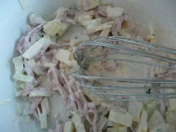 TARTE/PIZZA:Porree-Hackfleisch-Käse - Rezept - Bild Nr. 2