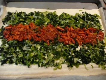 BROT:Herzhaftes Brot mit Porree & Hackfleisch - Rezept - Bild Nr. 3