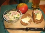 herbstlich pikanter Wurst-Käse Salat - Rezept