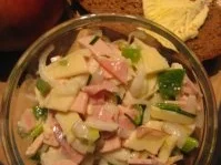 herbstlich pikanter Wurst-Käse Salat - Rezept - Bild Nr. 2