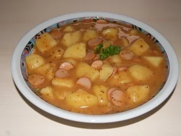 Kartoffelgulasch - meine Kinder liebens - Rezept