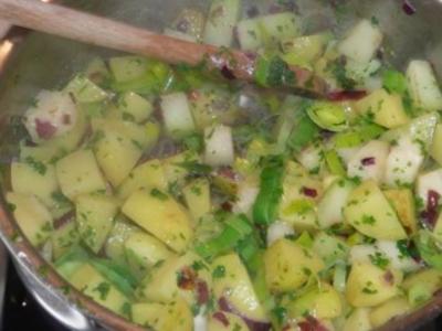 Gemüse: Rahm - Kräuterkartoffeln - Rezept