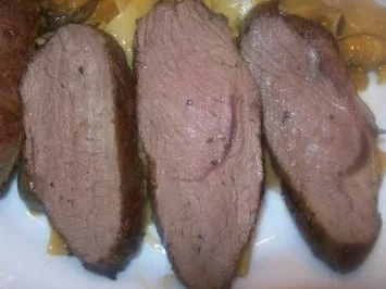 Lamm mit Pilzrahm und Bandnudeln - Rezept - Bild Nr. 11