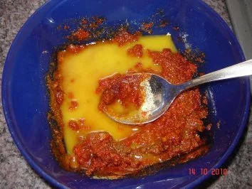 Rezept: Fleisch : Hähnchenschenkel teuflisch gut Bild Nr. 4 Fleisch : Hähnchenschenkel teuflisch gut - Rezept - Bild Nr. 4