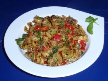 Rezept: Maultaschen-Pfanne Maultaschen-Pfanne - Rezept