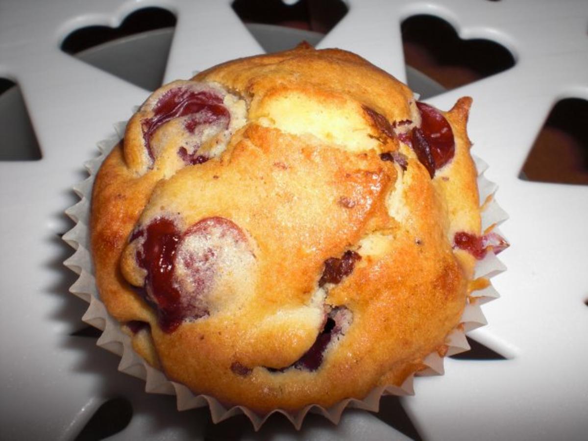 Schoko-Kirsch-Muffins - Rezept mit Bild - kochbar.de