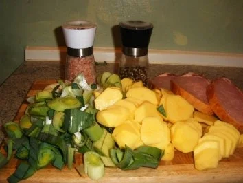 Kassler-Porree- Kartoffel-Pfanne - Rezept - Bild Nr. 3