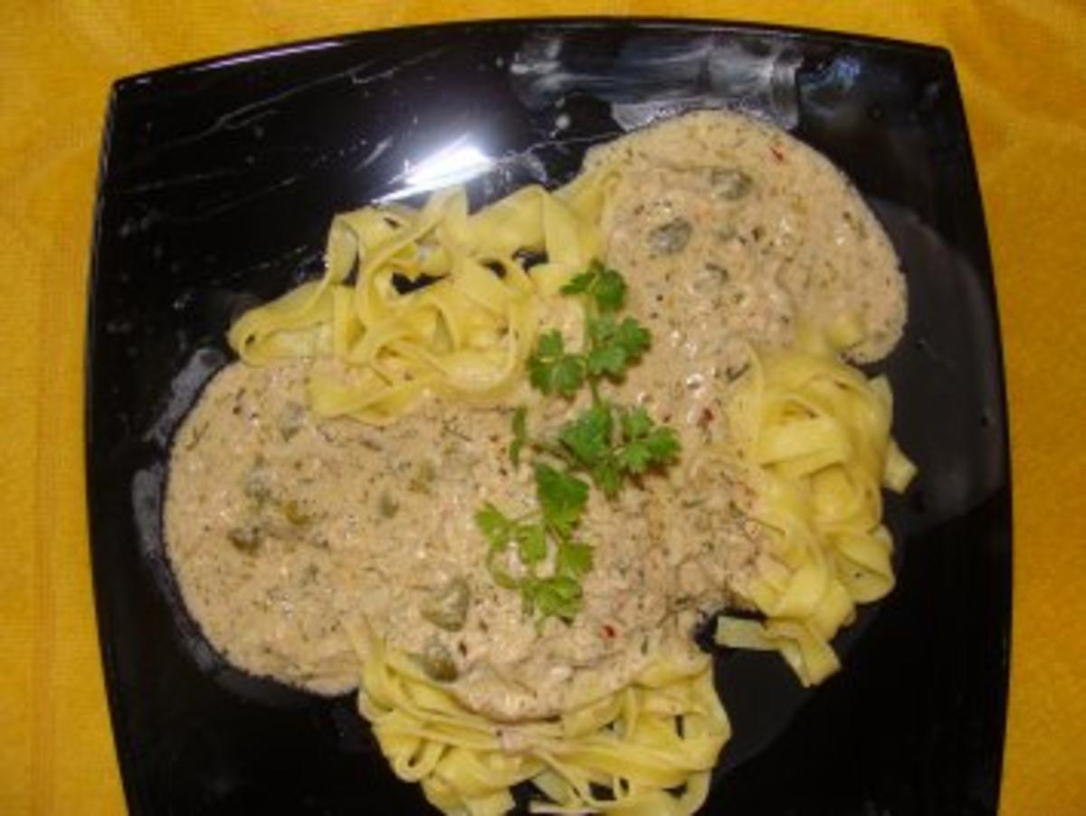 Nudeln :  -Pasta mit Tunacrema- - Rezept