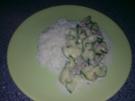 Zucchini-Hack-Pfanne mit Frischkäse - Rezept