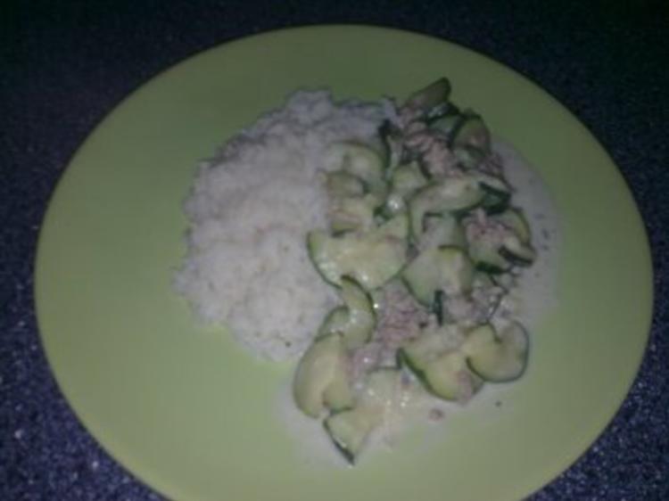 Zucchini Hack Pfanne mit Frischkäse - einfach - von Naschkatze82