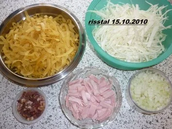 Rezept: Krautnudeln Bild Nr. 2 Krautnudeln - Rezept - Bild Nr. 2