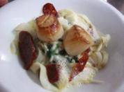 Jakobsmuscheln mit Spinatrisotto - Rezept
