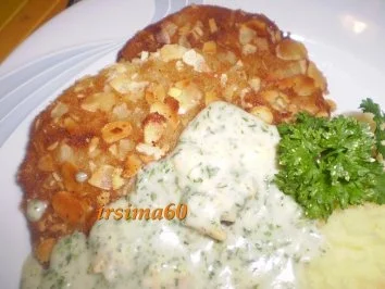 Kohlrabi Schnitzel an einer Kräutersoße - Rezept - Bild Nr. 2