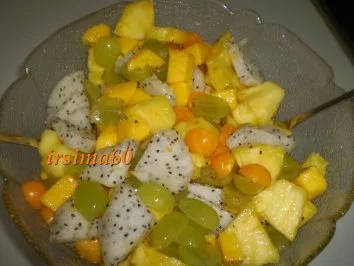  Mein exotischer Obstsalat - Rezept