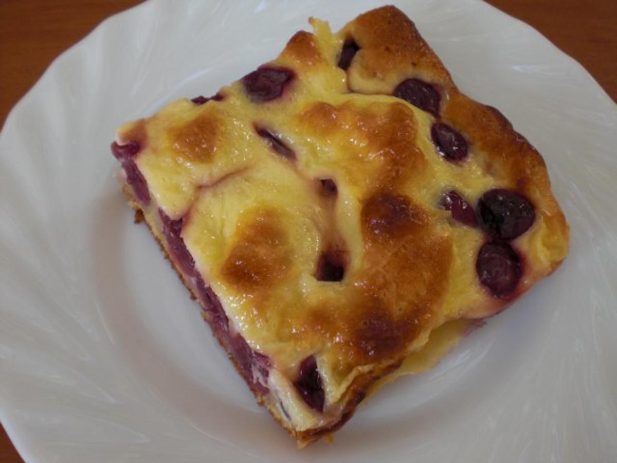 Saftiger Kirsch-Schmand-Kuchen vom Blech - Rezept - Bild Nr. 21