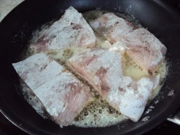 Viktoriabarsch mit Weißweinsoße - Rezept - Bild Nr. 6