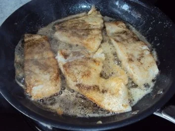 Viktoriabarsch mit Weißweinsoße - Rezept - Bild Nr. 7