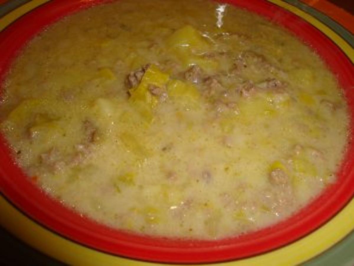 Meine Hack-Kartoffel-Käsesuppe - Rezept - kochbar.de Meine Hack-Kartoffel-Käsesuppe - Rezept - kochbar.de