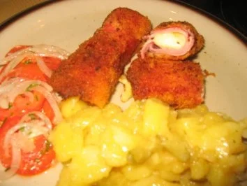 Snack/ Brotzeit:  Bergkäse Röllchen... - Rezept