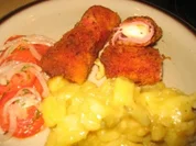 Snack/ Brotzeit:  Bergkäse Röllchen... - Rezept